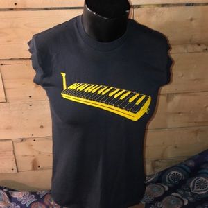 VTG 80s The Hooters Band sleeveless T-shirt.Size L